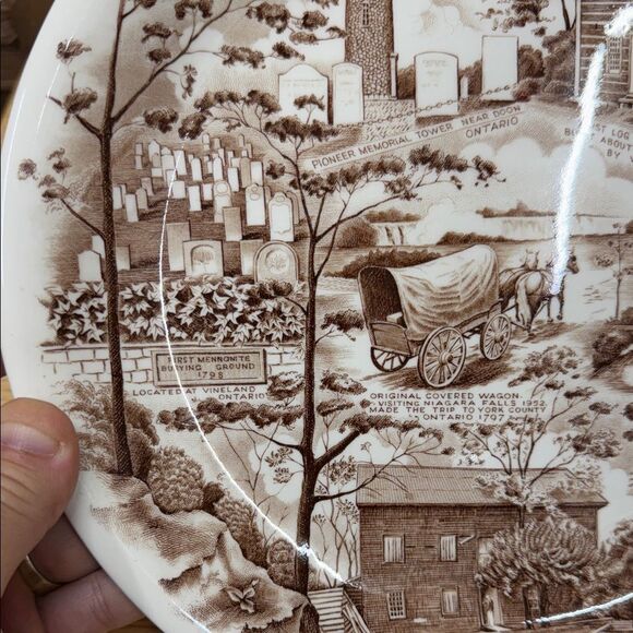 Johnson Brothers - Pennsylvania German Folklore - Ontario - 10" Decorative Plate - Picture 2 of 6